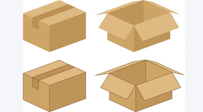荷造りに利用するダンボール
